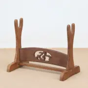 Wenge Samurai Sword Katana Holder Stand Wakizashi Bracket Display Rack S-1 Tier