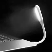 1x White Flexible USB LED Light Lamp for Computer Notebook PC Laptop Reading USA