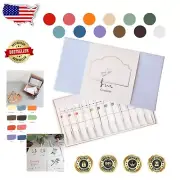 Fade-Resistant 12-Tube Gouache Paint Set - Blendable and Versatile for All Ages