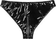 [GRRKDFQ] Women's Lingerie Sets O Ring Zipper Crotch Briefs