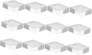 BCOATH 12Pcs Acrylic Card Stands for Display Table Number Holders Menu Stands for Weddings Parties and Home Decor Strong and Sturdy Design