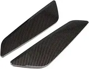 PLKGMLNO Car Front Fenders Side Emblem Air Vent Cover Decal Compatible for BMW 5 Series 2018 Car-Styling 1Pair ABS Car Shark Side Sticker Accessories(Carbon Fiber)