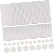 NUOBESTY Traceless 200pcs Round Dots Stickers Double-Sided Acrylic Adhesive for Arts Crafts Home Decor