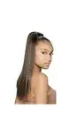 Equal Yaky Synthetic Dark Brown Clip In Drawstring Straight 14” Hair Ponytail