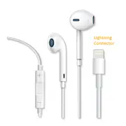 Sansai V4.2 Bluetooth Lightning Headset 1.2m Cable White