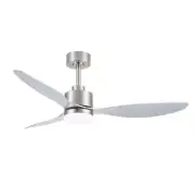 Breezary 30007-BN Sawyer 52" LED Indoor Brushed Nickel Ceiling Fans+Light+Remote