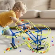 Kid 266PCs Marble Run Ball Race Track Construction Building Block Game STEM Toy