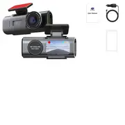 NNEOBA 4K UHD Dual Lens Dash Cam Front Rear Night Vision Black