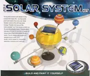 Johnco Solar System Kit Motorised Build/Paint Assemble Kids Learning Toy 10y+
