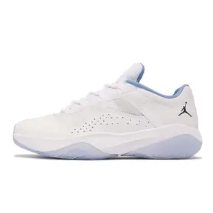 Nike 籃球鞋 Air Jordan 11 CMFT Low 男鞋 喬丹 11代設計靈感 避震 果凍底 皮革 白 藍 DO0751-100