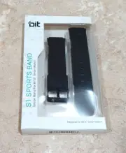 NEW IN BOX BIT S1 SMART WATCH SPORTS SILICON BAND BLACK NIB
