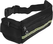 Milisten Fitness Running Belt Lightweight Comfortable Waist Pack for Outdoor Activities with Theft Pocket for Hiking Running Diving Gym Use