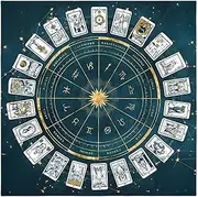 Altar Cloth | Altar Tarot Card Cloth Tablecloth | Flannel Horoscope Board Game Mat Square Card Pad for Oracle, Deck & Beginner