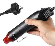 Mini Heat Gun, 300W Portable Epoxy Resin Hot Air Gun with 38 In (97cm) Power Cord for DIY and Crafts (black)