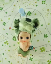 在飛比找樂天市場購物網優惠-【震撼精品百貨】Q比 Kewpie 鎖圈-鱷魚綠 震撼日式精