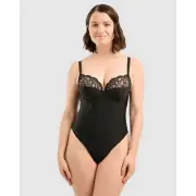 Sans Complexe Ariane Underwire Thong Bodysuit With Lace