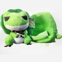 在飛比找松果購物優惠-【GCT玩具嚴選】日本青蛙絨毛雙肩背包 (8.1折)