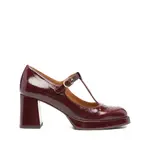 [Chie Mihara] Chie Mihara 70mm T-bar Block-heel Pumps 37 IT RED