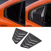 Carbon Fiber ABS Side Vent Window Scoop Louver Trim For Mazda 3 Sedan 2019-2022 (for: Mazda)