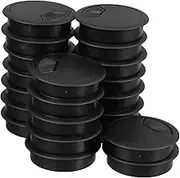 jojofuny Desk Cable Hole Cover Set 21pcs Grommet Covers for Neat Wire Organization Abs Grommets for Office Computer Desks Wire Hole Inserts