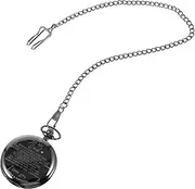 [OATIPHO] Vintage Hanging Pocket Watch with Movement Engraved present for Father Day Birthdays Christmas Elegant Clothing Accessory Stylish Dad Keepsake