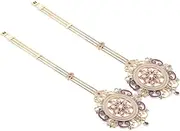 OFFSCH 2pcs Metal Pendulum for Wall Clock Replacement Clock Parts Swing Bob for Wall Clocks