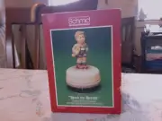 Vintage Schmid 1984 Hark the Herald Music Box Figurine Hummel NEW IN BOX