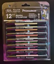 Winsor & Newton ~ Promarker ~ Manga Steampunk ~ 13 Piece Set