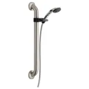 Peerless P62410-BN Shower Slide Bar & Handshower BRUSHED NICKEL