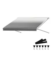 [Manan] RV Awning Fabric Replacement 15FT 18.05oz in Grey