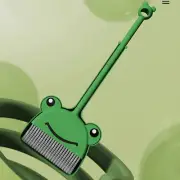 Children's Small Broom Dustpan Set Green Frog Cleaning Set Small proficient