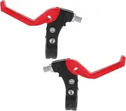 COSMEVIVI 1 Pair Bike Brake Lever Lightweight Handle for Bikes Fit Durable Replacement Braking Part for Bicycles
