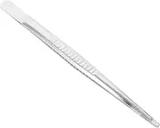 ERINGOGO Stainless Steel Fine Flat Tip Tweezer for Precision Collecting for Stamping Supplies and Beading Compact and Portable Tool for Hobbyists and Collectors