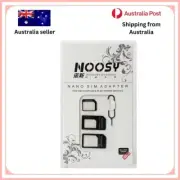 3 in 1 Nano Micro SIM Card to SIM Card Adapter Converter Noosy