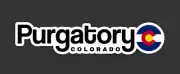 Purgatory - Colorado - Ski Resort Stickers - with Colorado Flag