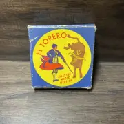 El Torero Decapitation Illusion 1940s Red Amazing Magic Illusion w/Box USA