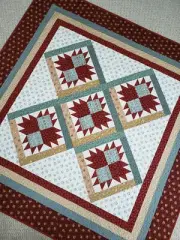 "Penguin Party" Fun and Festive Handmade Quilt 100% Cotton, Machine Quilted