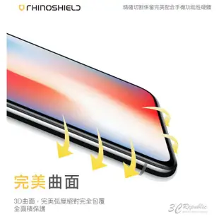 犀牛盾 iPhone X XR Xs MAX 11 Pro 耐衝擊 疏油疏水 3D 滿版 9H 玻璃貼 螢幕 保護貼