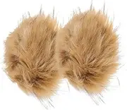 [Healeved] Furry Arm for Women Warm Wrist Cuff Warmers Fluffy Faux Fur Design for Winter Fashion Comfort Stylish Accessory for Ladies for Cold Weather Outfits
