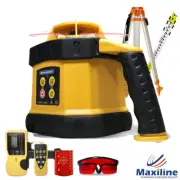 Self Leveling Rotary Rotating Laser Level Tripod and Staff GSW102 Red Beam Video