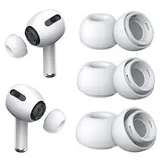 3 Pairs Replacement Ear Tips for Apple Airpods Pro and Airpods Pro 2nd Generation with Noise Reduction Hole Silicone Ear Tips for Airpods Pro Fit in The Chargi