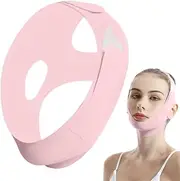 1 Pcs chin strap for sleeping Reusable Chin Strap,V-Shape Chin Face Tightening Band,Face Lifting Belt for Women,Adjustable Graphene Face Slimming Strap,face lift strap,double chin reducer.