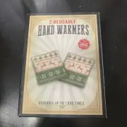 2 NEW Reusable Hand Warmers by The Original Fun Work Shop Brand NEW in Box