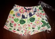 NWT 9 Mini Boden Toweling Shorts in the Sold Out Floral Pattern LAST Pair
