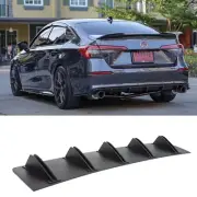 Rear Diffuser 10 Fins Bumper Lip Splitter Spoiler Chin For Honda Civic Accord (for: Honda Civic)