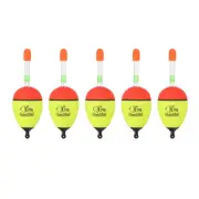 5pcs 0.7oz Float Fishing Bobbers EVA Fishing Float, Yellow