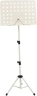 Music Stand, Folding Sheet Music Stand Adjustable Desktop Book Stand Music Score Stand for Violin Saxophone (Beige)