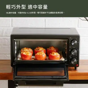 【Electrolux 伊萊克斯】限時限量福利品 - 15L 極致美味300 獨立式電烤箱(EOT1513XG)