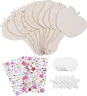 Mini Wooden Mirror Craft Kit Boys and Girls Hand Held Mirror for Diy Painting