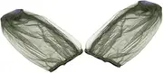 Outdoor Mosquito Net Hat Set Breathable Head Cover Insect Hat for Couples Families Fishing Hiking Green